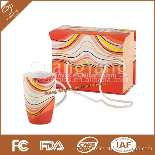 12oz coffee mug with fine porcelain